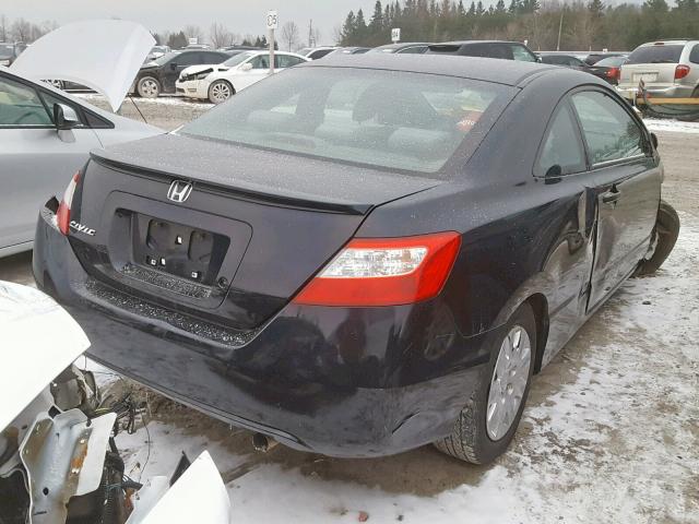 2HGFG11306H004124 - 2006 HONDA CIVIC DX V BLACK photo 4