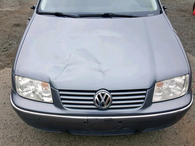 3VWRA69M75M065720 - 2005 VOLKSWAGEN JETTA GL GRAY photo 9