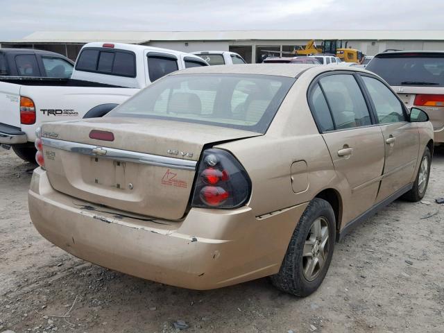 1G1ZT52825F210918 - 2005 CHEVROLET MALIBU LS 米色 照片 4