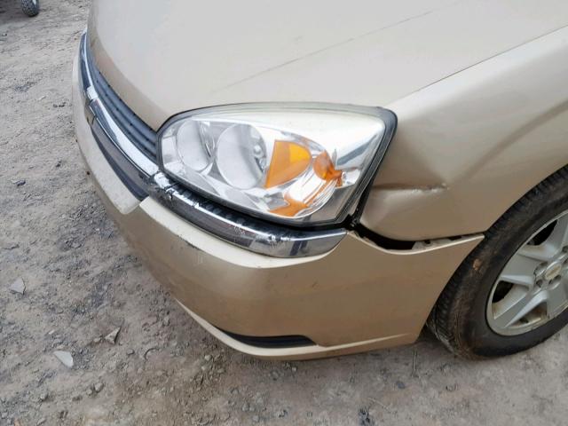 1G1ZT52825F210918 - 2005 CHEVROLET MALIBU LS 米色 照片 9