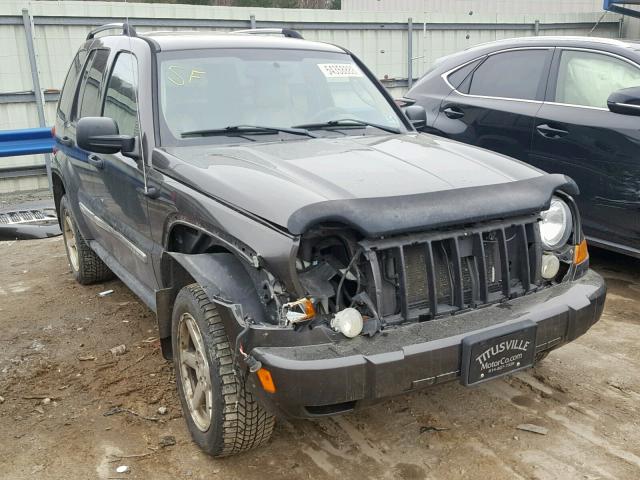 1J8GL58KX5W670760 - 2005 JEEP LIBERTY LI BROWN photo 1