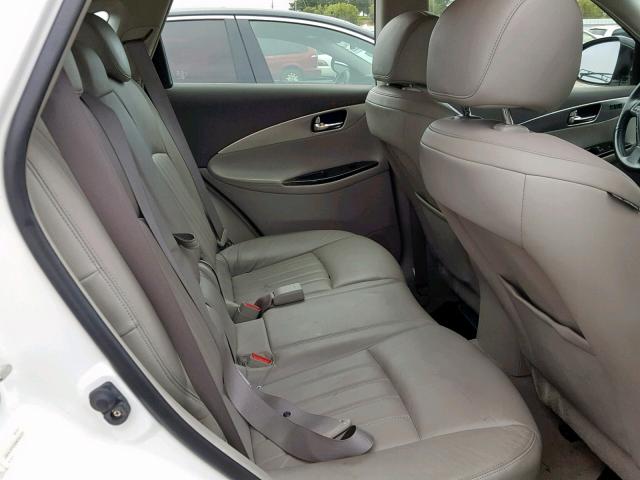 JNKAJ09E08M306151 - 2008 INFINITI EX35 BASE WHITE photo 6