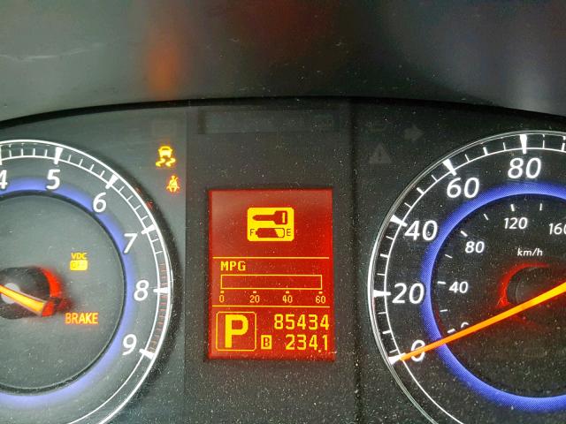 JNKAJ09E08M306151 - 2008 INFINITI EX35 BASE WHITE photo 8