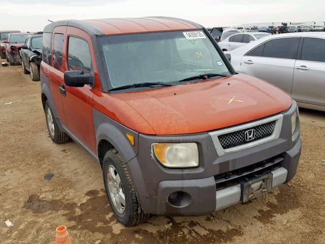 5J6YH18503L016729 - 2003 HONDA ELEMENT EX ORANGE photo 1