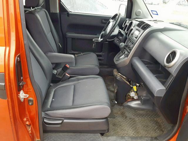 5J6YH18503L016729 - 2003 HONDA ELEMENT EX ORANGE photo 5