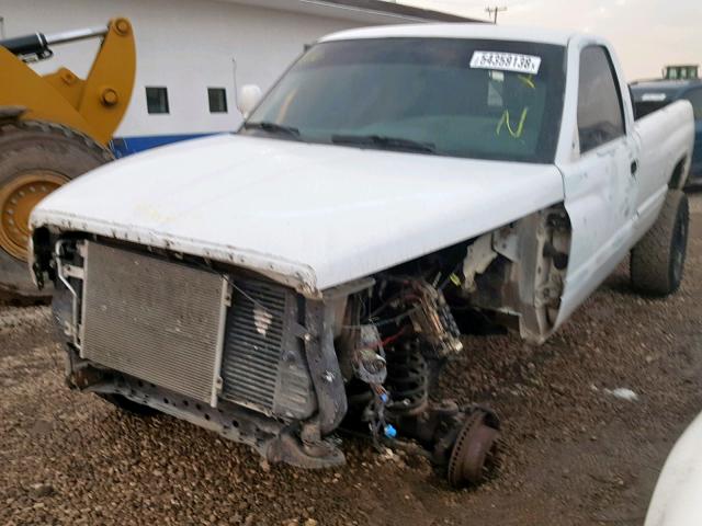 3B7KF26601M286851 - 2001 DODGE RAM 2500 WHITE photo 2