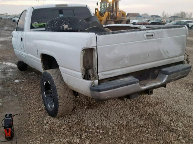 3B7KF26601M286851 - 2001 DODGE RAM 2500 WHITE photo 3