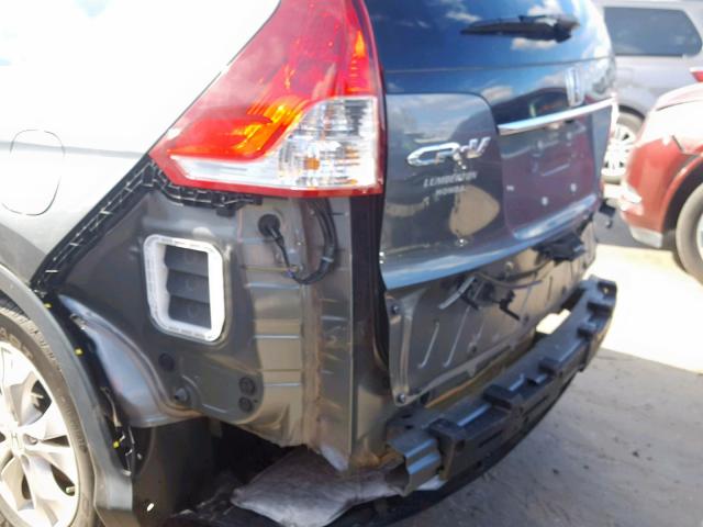 2HKRM3H77DH500700 - 2013 HONDA CR-V EXL GRAY photo 9