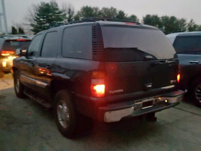 1GKEK13T15J224654 - 2005 GMC YUKON BLACK photo 3