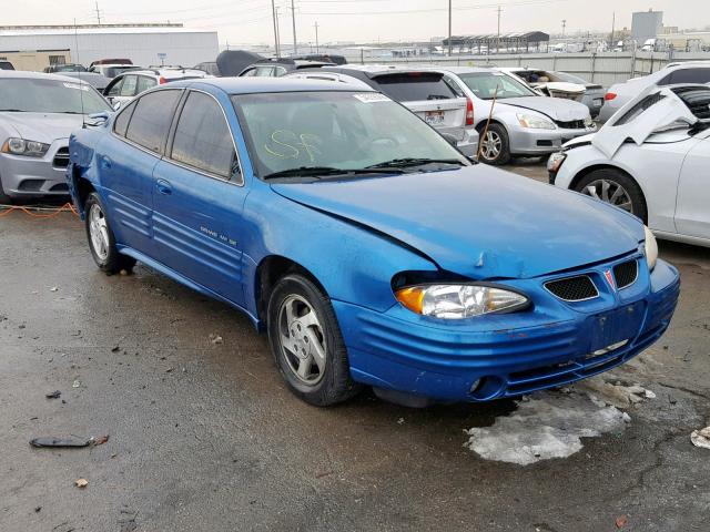 1G2NF52T6YM806605 - 2000 PONTIAC GRAND AM S BLUE photo 1