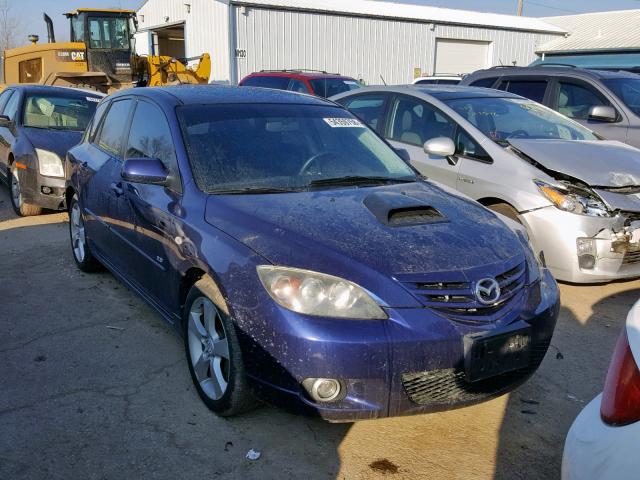 JM1BK143X61427752 - 2006 MAZDA 3 HATCHBAC BLUE photo 1