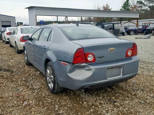1G1ZH57B394116621 - 2009 CHEVROLET MALIBU 1LT BLUE photo 3