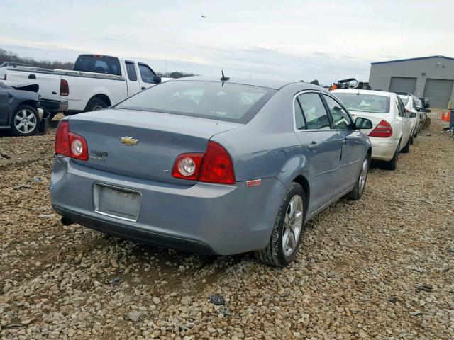1G1ZH57B394116621 - 2009 CHEVROLET MALIBU 1LT BLUE photo 4