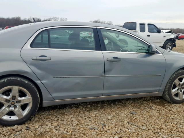 1G1ZH57B394116621 - 2009 CHEVROLET MALIBU 1LT BLUE photo 9