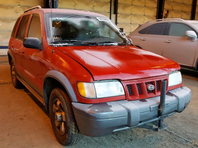 KNDJA723725117162 - 2002 KIA SPORTAGE RED photo 1