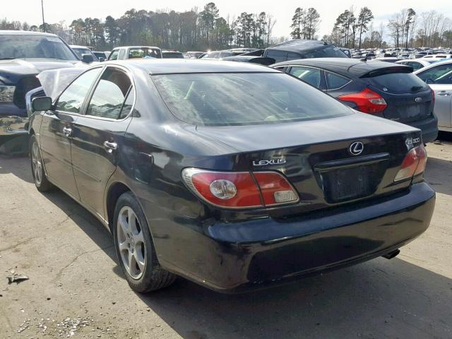 JTHBF30GX25034909 - 2002 LEXUS ES 300 BLACK photo 3