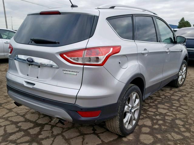 1FMCU0J9XEUC66927 - 2014 FORD ESCAPE TIT SILVER photo 4