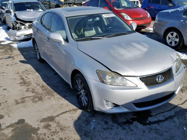 JTHCK262262002243 - 2006 LEXUS IS 250 SILVER photo 1