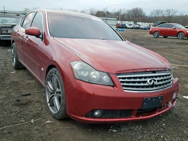 JNKAY01E46M100044 - 2006 INFINITI M35 BASE RED photo 1