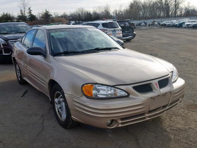 1G2NF52F12C234771 - 2002 PONTIAC GRAND AM S BEIGE photo 1