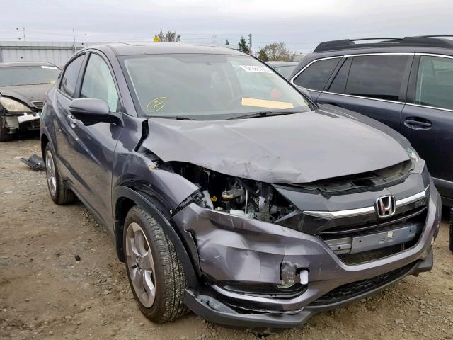 3CZRU5H51HG710177 - 2017 HONDA HR-V EX GRAY photo 1