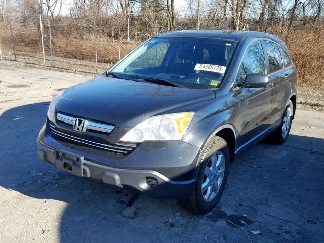 JHLRE48719C023853 - 2009 HONDA CR-V EXL BLACK photo 2