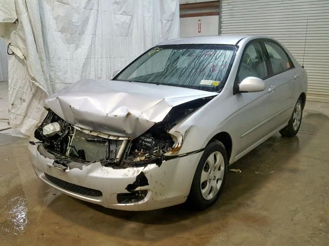 KNAFE122785501009 - 2008 KIA SPECTRA EX SILVER photo 2