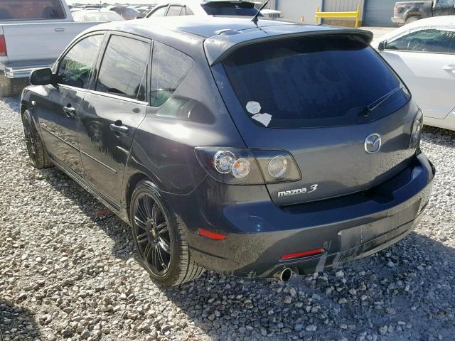 JM1BK143651255377 - 2005 MAZDA 3 HATCHBAC GRAY photo 3