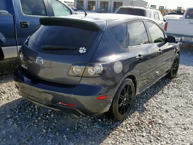 JM1BK143651255377 - 2005 MAZDA 3 HATCHBAC GRAY photo 4