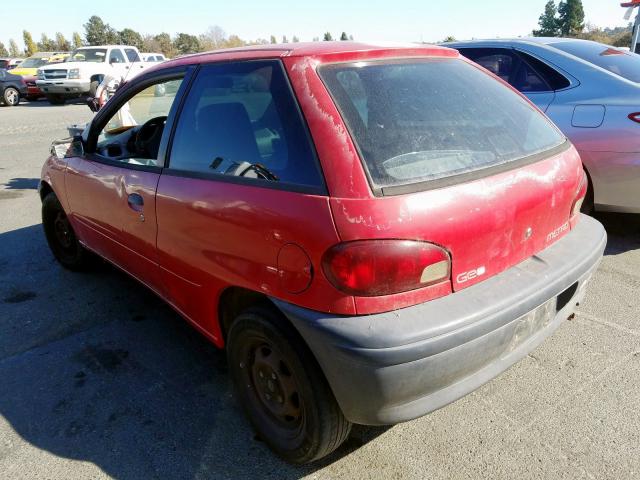 2C1MR226XT6790548 - 1996 GEO METRO BASE RED photo 3