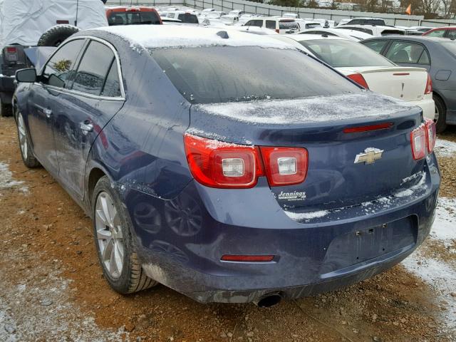 1G11H5SL6EF141928 - 2014 CHEVROLET MALIBU LTZ ლურჯი ფოტო 3