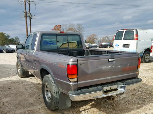 4F4DR17X2VTM12062 - 1997 MAZDA B4000 CAB GRAY photo 3