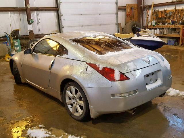 JN1AZ34D15M602143 - 2005 NISSAN 350Z COUPE SILVER photo 3