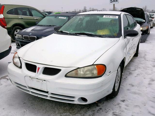 1G2NF52E14C234229 - 2004 PONTIAC GRAND AM S WHITE photo 2