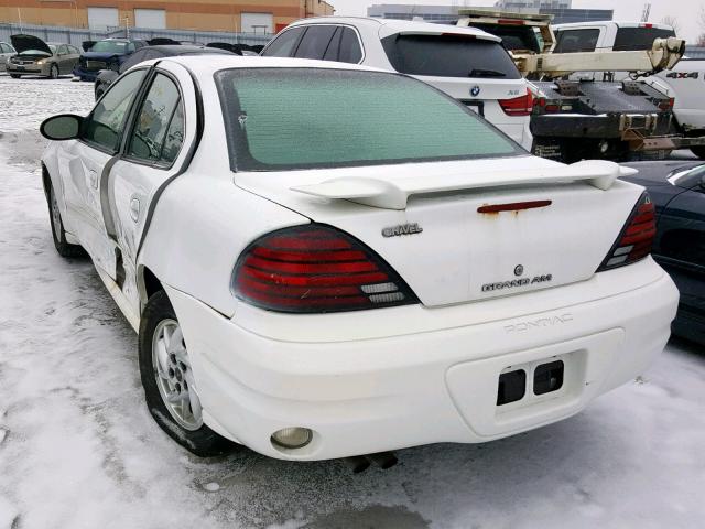 1G2NF52E14C234229 - 2004 PONTIAC GRAND AM S WHITE photo 3