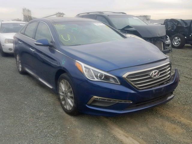 5NPE34AF6FH029408 - 2015 HYUNDAI SONATA SPO BLUE photo 1