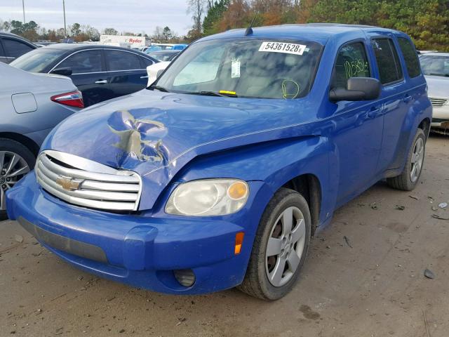 3GNDA13D68S629454 - 2008 CHEVROLET HHR LS Azul foto 2