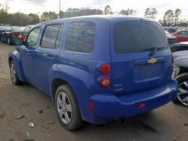 3GNDA13D68S629454 - 2008 CHEVROLET HHR LS Azul foto 3