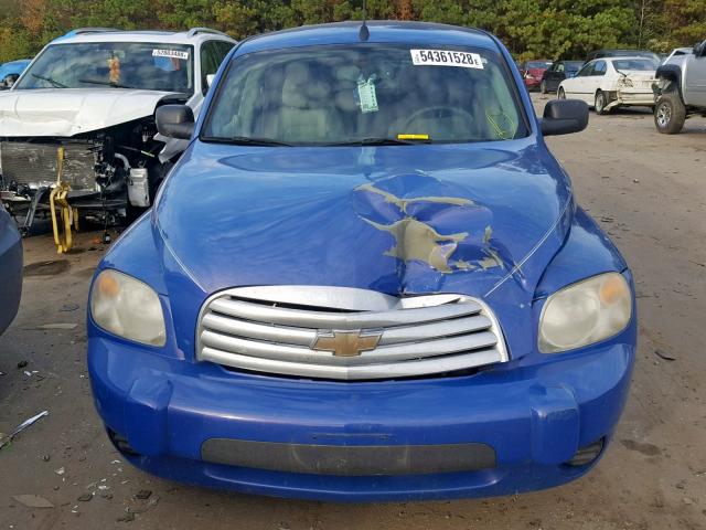 3GNDA13D68S629454 - 2008 CHEVROLET HHR LS Azul foto 9