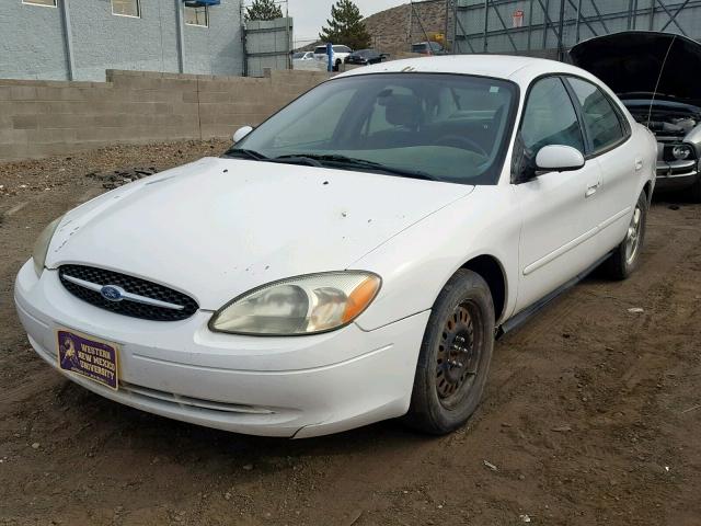 1FAFP55233G202667 - 2003 FORD TAURUS SES WHITE photo 2