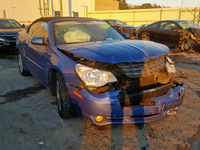 1C3LC65M38N243288 - 2008 CHRYSLER SEBRING LI BLUE photo 1