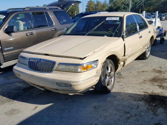 2MELM74W4VX728968 - 1997 MERCURY GRAND MARQ BEIGE photo 2