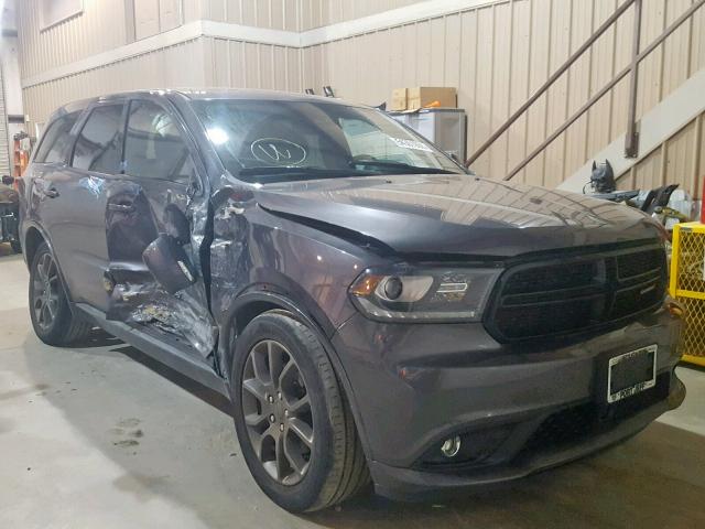 1C4SDJCT9HC677258 - 2017 DODGE DURANGO R/ GRAY photo 1