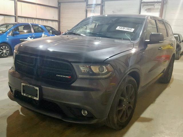 1C4SDJCT9HC677258 - 2017 DODGE DURANGO R/ GRAY photo 2