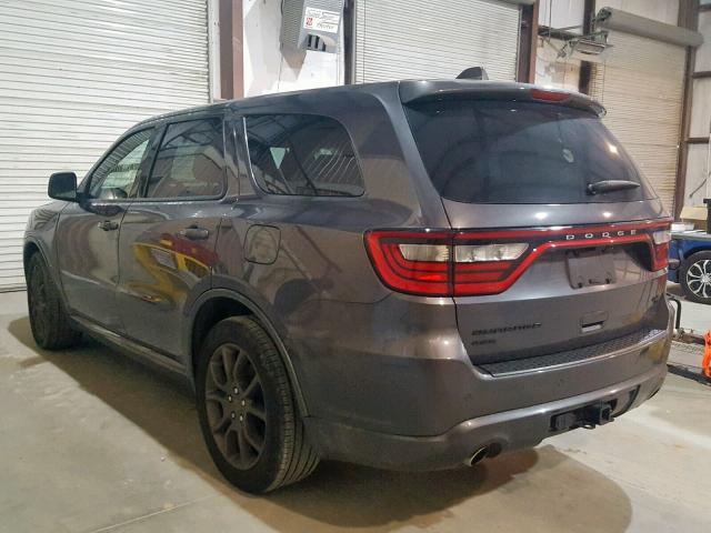 1C4SDJCT9HC677258 - 2017 DODGE DURANGO R/ GRAY photo 3