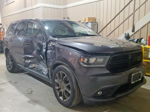 1C4SDJCT9HC677258 - 2017 DODGE DURANGO R/ GRAY photo 9