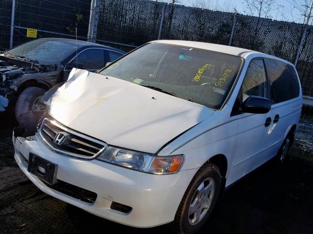 5FNRL185X2B018854 - 2002 HONDA ODYSSEY LX WHITE photo 2