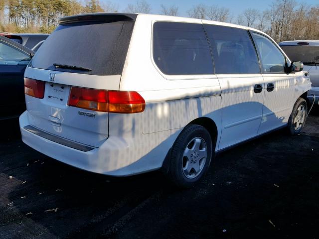 5FNRL185X2B018854 - 2002 HONDA ODYSSEY LX WHITE photo 4