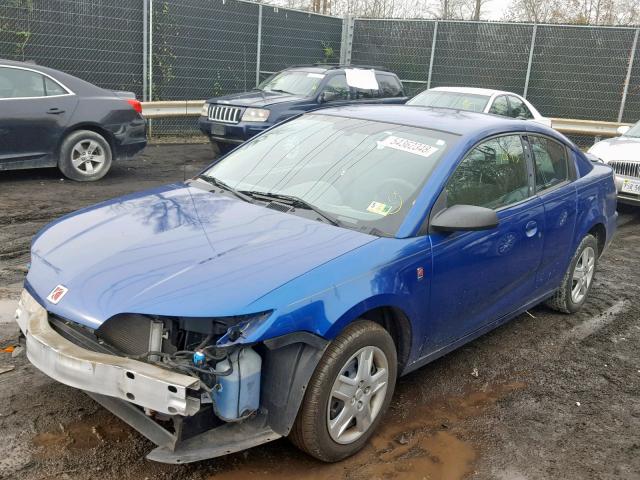 1G8AN15F16Z101295 - 2006 SATURN ION LEVEL BLUE photo 2