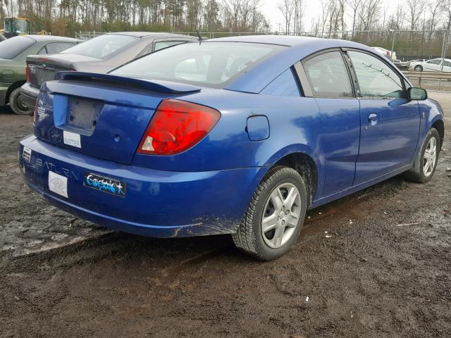 1G8AN15F16Z101295 - 2006 SATURN ION LEVEL BLUE photo 4